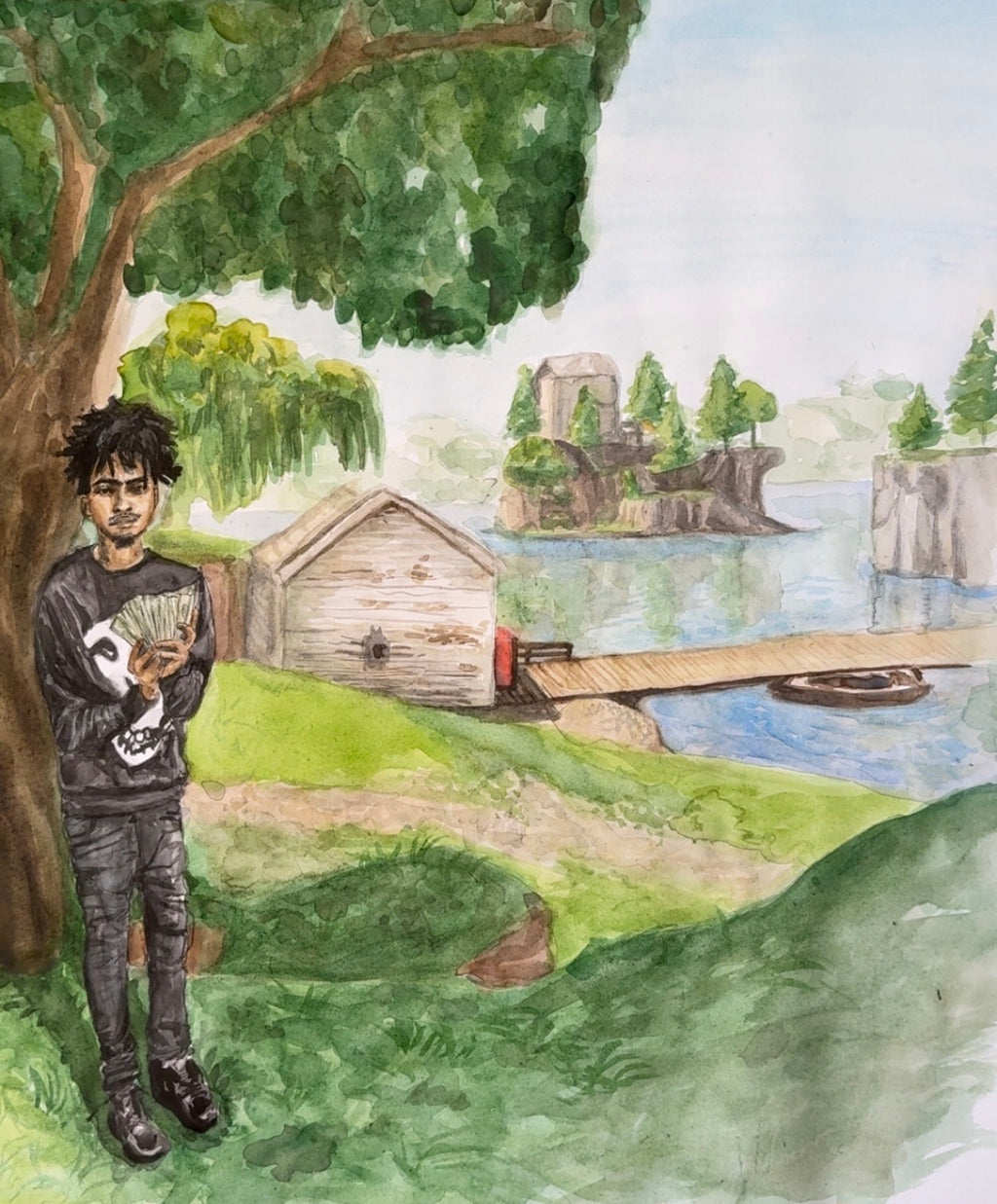"Lazer x Loot lake" Original