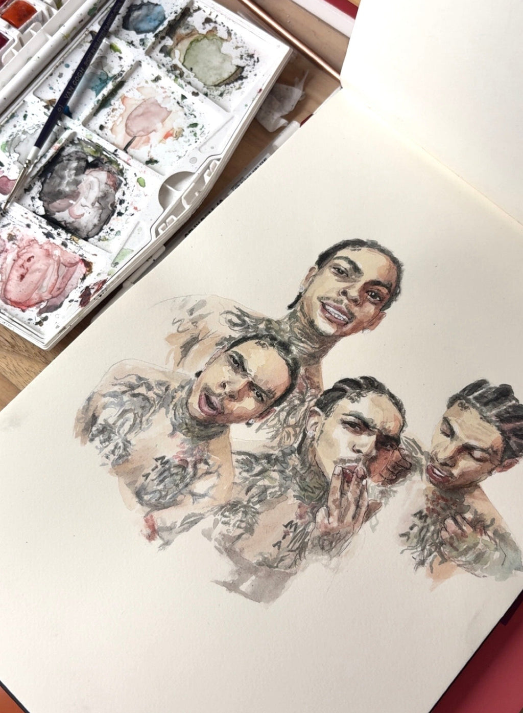 Lil Tony watercolor