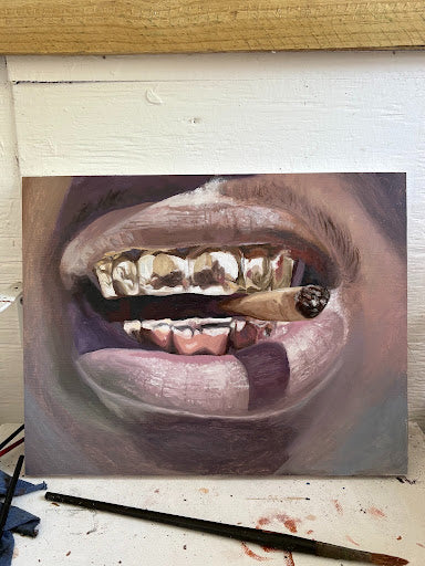 "Gold Grillz" Prints